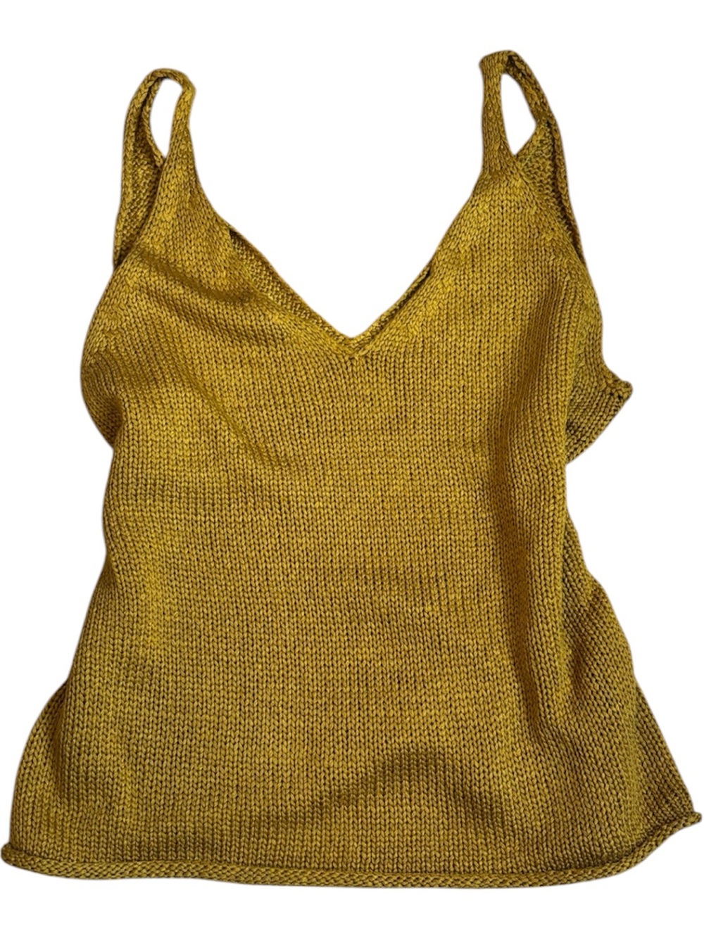 H&M Mustard Knit V-Neck Camisole